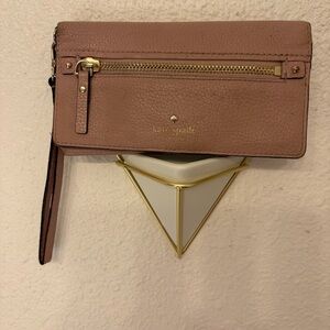 Kate Spade New York Leather Wristlet Wallet | Blush Pink
